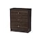 Baxton Studio Decon Espresso Brown Wood 3-Drawer Storage Chest 119-6495 - alternate 2